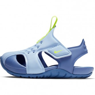 Sandalo Nike Sunray Protect (TD) Azzurro/Giallo Fluo 943827-401