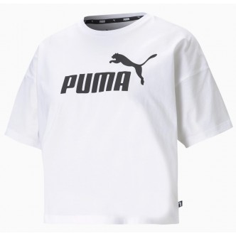 PUMA - T-shirt corta con logo Essentials donna - 586866-02