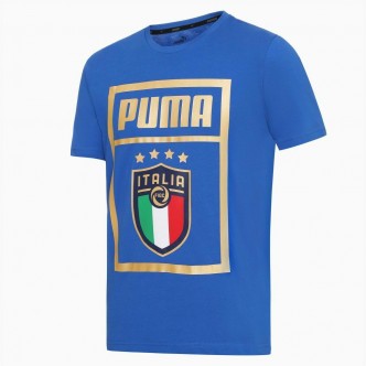 PUMA - FIGC PUMA DNA Tee Jr,Team Power B - 757337-16