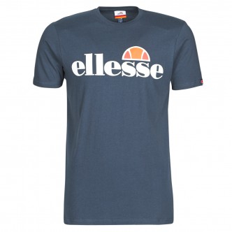 ELLESSE - T-SHIRT BASIC LOGO MINIMAL Blu scuro