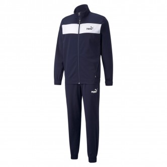 PUMA - TUTA - Poly Suit cl - Blu/Bianco/Nero - 845844-06