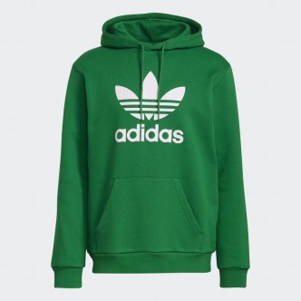 ADIDAS - FELPA ADICOLOR CLASSICS TREFOIL - Verde/Bianco - H06665