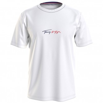 Tommy Hilfiger - T-shirt CREW NECK - BIANCO - UM0UM02513-YBR
