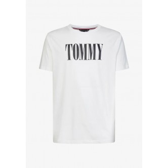 TOMMY HILFIGER - T-shirt Regular Fit - Bianco - UM0UM02534-YBR