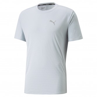 PUMA - RUN FAVORITE SS TEE - PLATINUM GRAY - UOMO - 523150 - 80