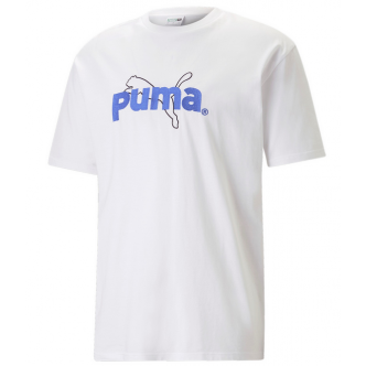 PUMA - PUMA TEAM GRAPHIC TEE - WHITE - UOMO - 538256 - 02
