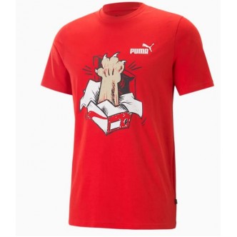 PUMA - GRAPHICS SNEAKER TEE - FOR ALL TIME RED - UOMO - 674478 - 11