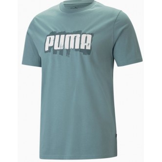 PUMA - GRAPHICS WORDING TEE - ADRIATIC - UOMO - 674475 - 84