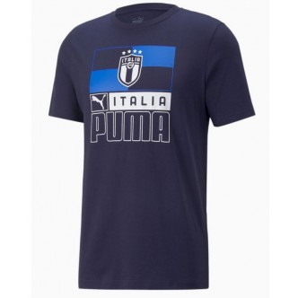 PUMA - FIGC FOOTBALL CORE TEE - BLU SCURO - UOMO - 767122 - 09