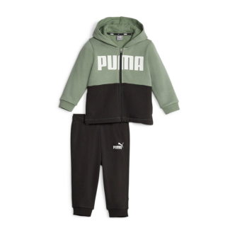 TUTA PUMA BAMBINO COLORE VERDE NERO Bimbo 670137-44