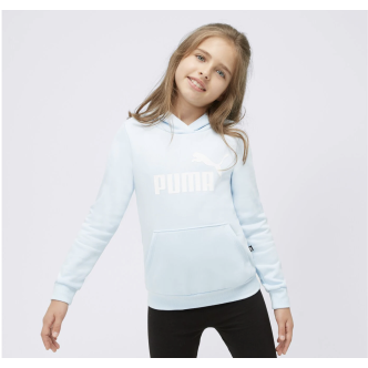 PUMA FELPA CON CAPPUCCIO DA BIMBA COLORE CELESTE Bimba 587031-69