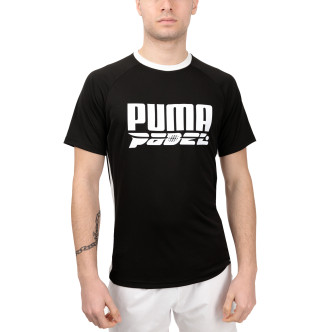 T-SHIRT PUMA PADEL DA UOMO COLORE NERO BIANCA Uomo 658578-03