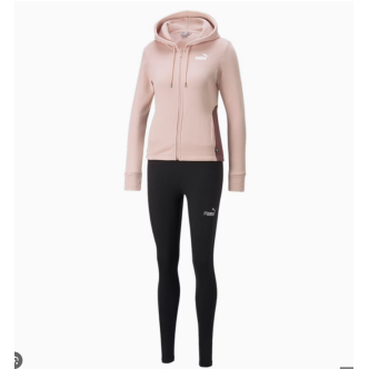 PUMA TUTA METALLIC SWEAT SUIT DA DONNA COLORE ROSA NERO Donna 670023-47