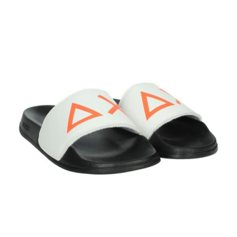 SUN68 CIABATTA DA RAGAZZO COLORE NERO BIANCO ARANCIO RAGAZZO X34301-1101