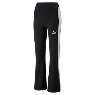 PUMA PANTALONE FLARED LARGO DA DONNA COLORE NERO BIANCO Donna 537072-01