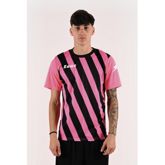 SHIRT ZIP CALCIO   ZEUS SPORT COLORE  FUCSIA NERO