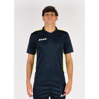 SHIRT START MAGLIA CALCIO ZEUS SPORT BLU/GIALLO FLUO