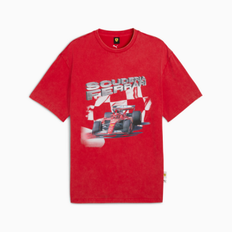 PUMA Scuderia Ferrari Sportswear Graphic Tee Men 632997 02 Uomo 632997 02
