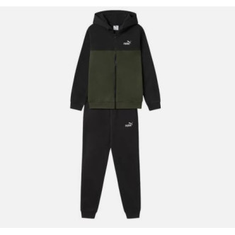 PUMA TUTA DA UOMO CON CAPPUCCIO COLORE NERO VERDE Uomo 692158-70
