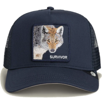 GOORIN BROS CAPPELLO BLU CON LUPO SURVIVOR 101-3003 UNISEX 101-3003