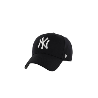 47 Brand MLB New York Yankees Raised Basic, Berretto, Black B-RAC17CTP-BK RAGAZZO/A 47-B-RAC17CTP-BK-KIDS