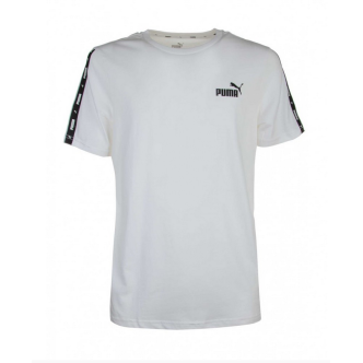PUMA ESSENTIALS + TAPE TEE WHITE UOMO 847382 02 Uomo 847382 02