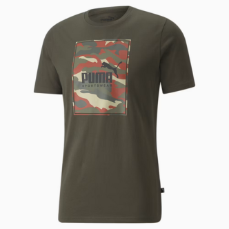PUMA Men's Box Logo Camo Tee T-Shirt 849085 70 Uomo 849085 70