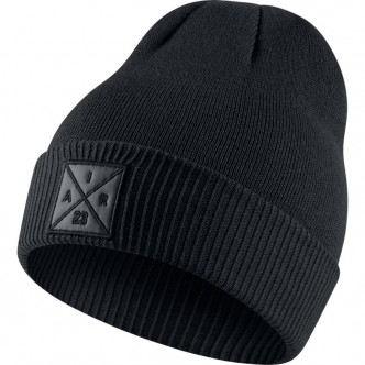Jordan P51 Knit Hat (With Embroidery) BLACK Abbigliamento 861451-010