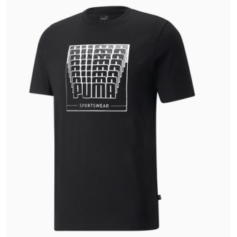 Puma T-SHIRT PUMA  WORDIMG GRAPHIC NERO 848564 01 Uomo 848564 01