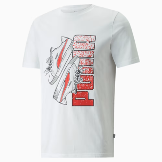 Puma Sneaker Graphic Tee bianco 848567 02 Uomo 848567 02