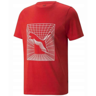 PUMA  Graphic Tee UOMO ROSSO - 848563-11 Uomo 848563 11