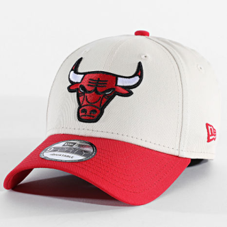 NEW ERA Cappellino 9Forty Chicago Bulls 60915902 Beige Rosso 60915902 UNISEX 60915902