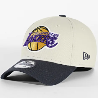 NEW ERA Cappellino NBA Colourblock 9Forty Los Angeles Lakers 60915904 Beige Grigio 60915904 UNISEX 60915904