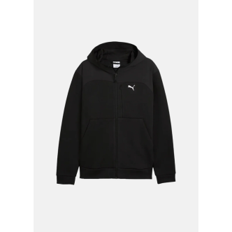 PUMA Felpa con zip PUMATECH nero per uomo con zip 694490 01 Uomo 694490 01
